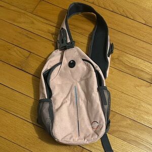 Pink Crossbody Sling Bag for Men